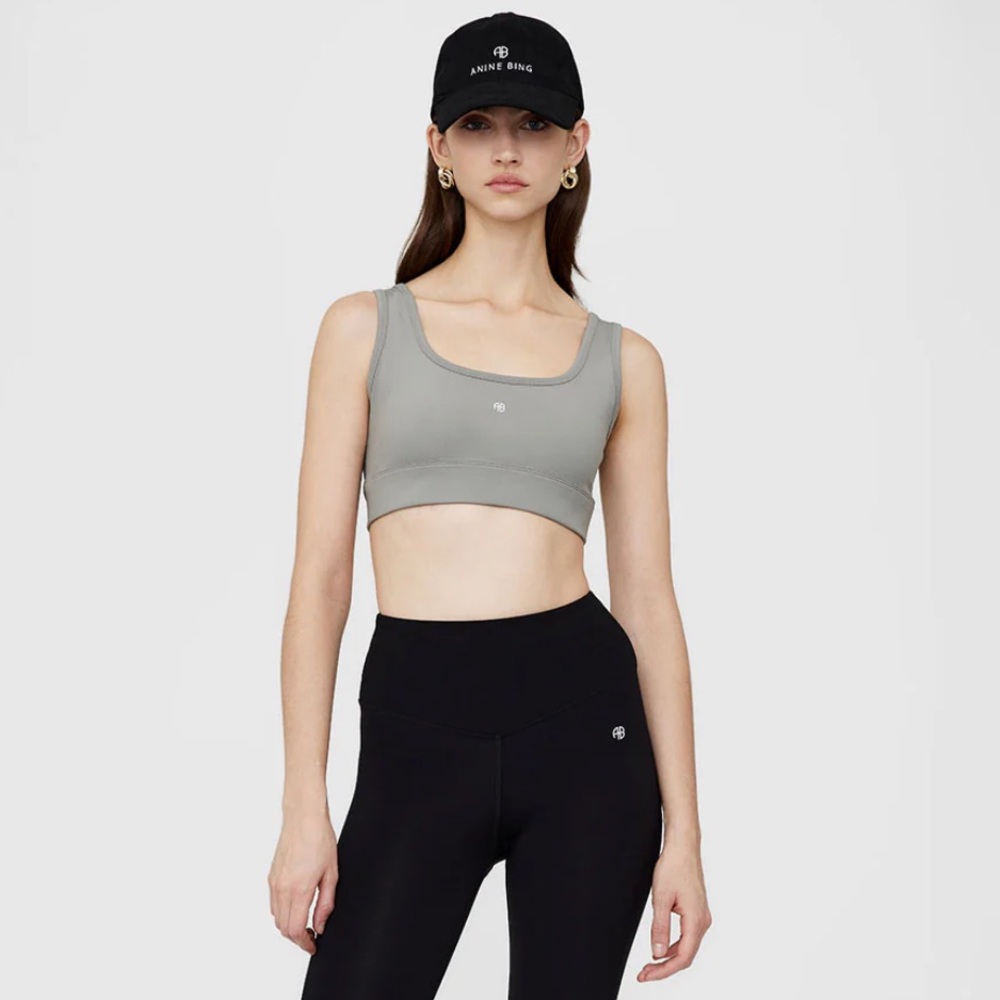 Anine Bing Dark Grey Renae Sports Bra